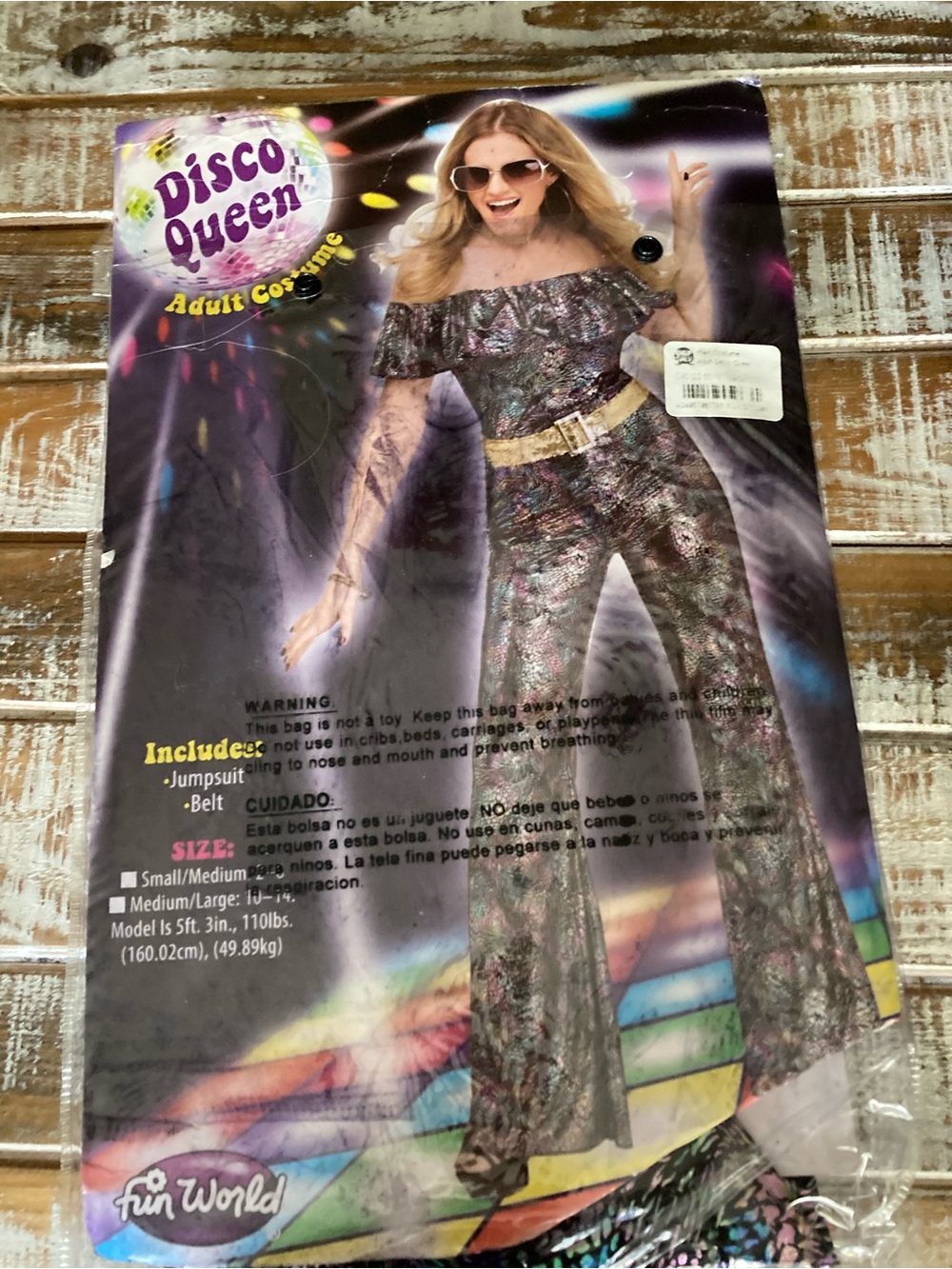 Disco Queen Women's Multicolor One-Shoulder Jumpsuit